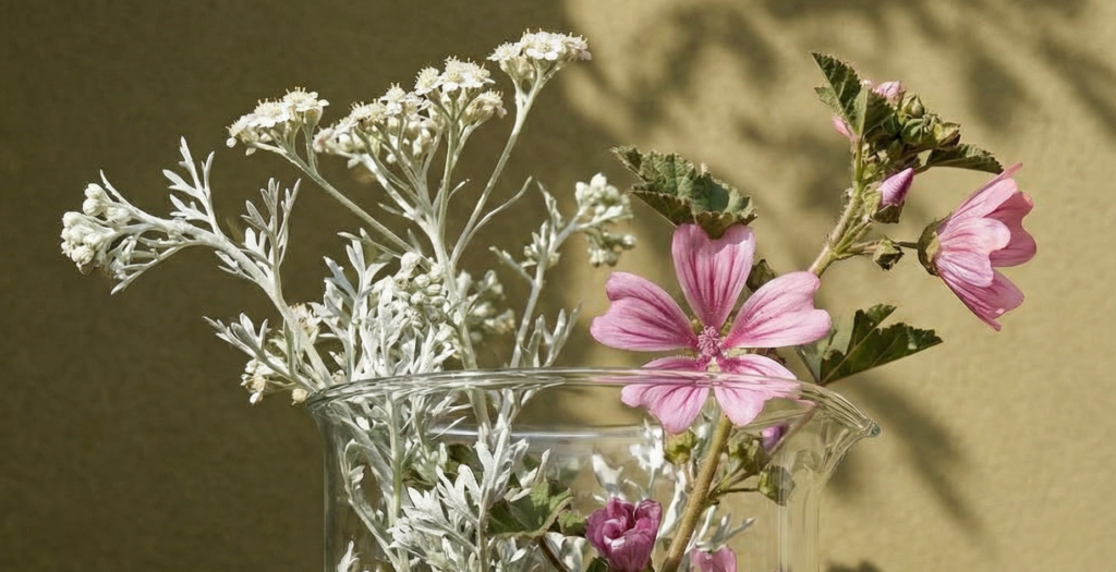 Flores que rescatan la piel