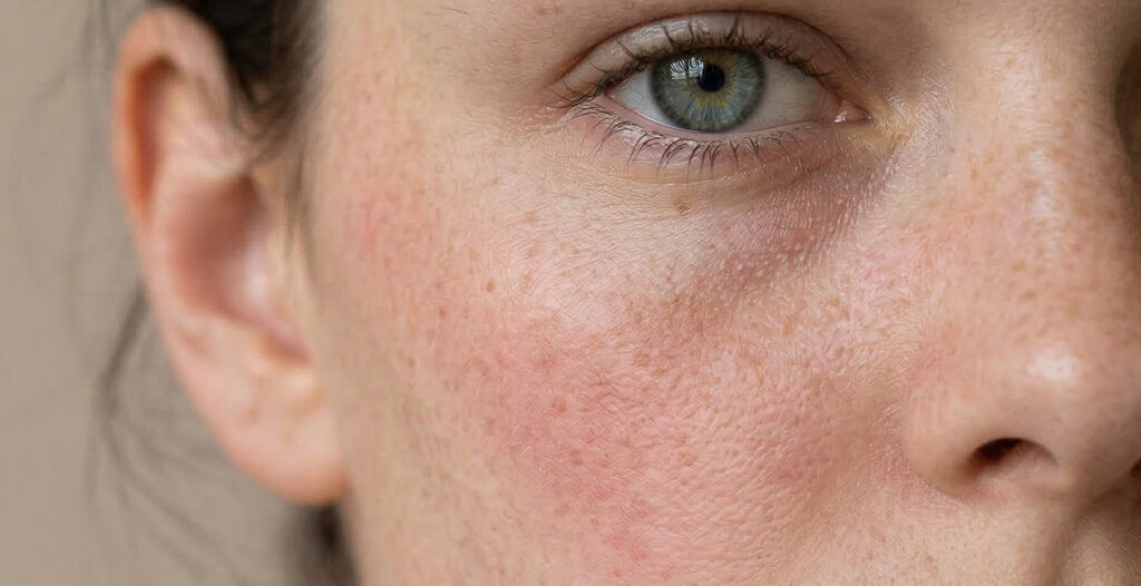 alergia en la piel con rojeces y sensibilidad