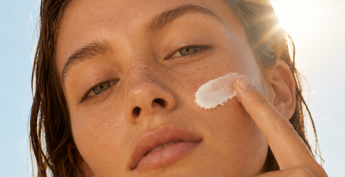 SPF para piel sensible integrado en una rutina diaria de protección y confort