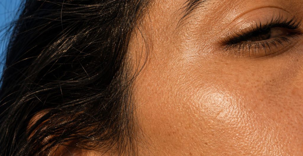 Glow Island de Twelve Beauty sobre piel luminosa con acabado sunless glow